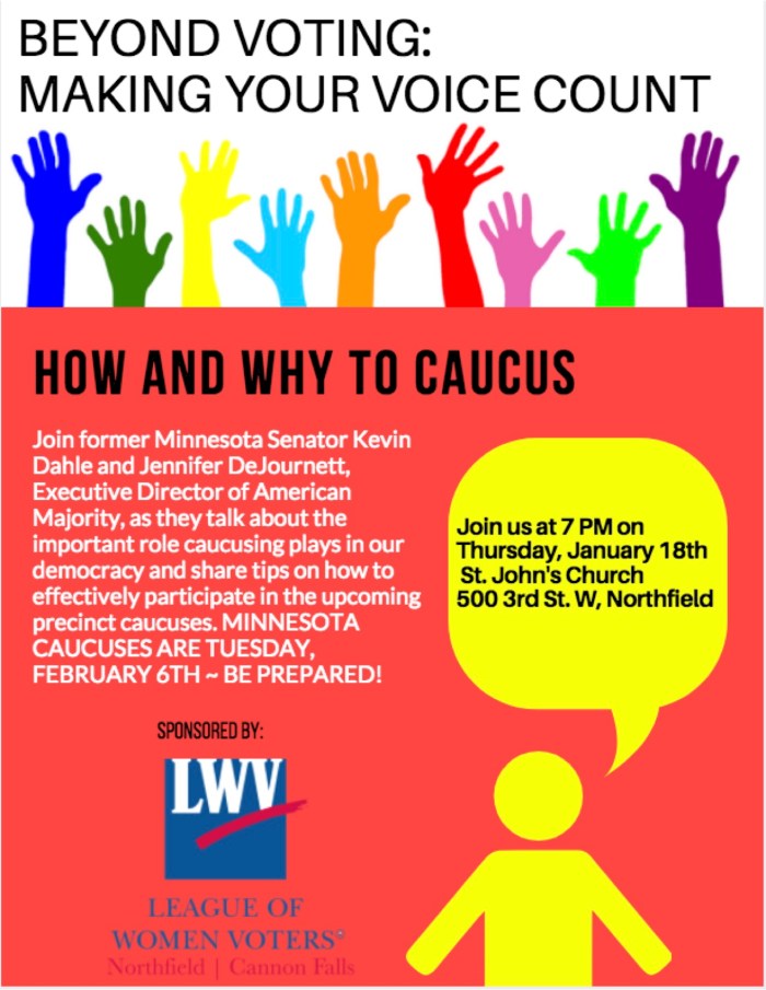 League Caucus training poster